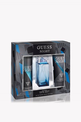 Show details for GUESS NIGHT M EDT 100ML +S/G +DEO SET Picture of GUESS NIGHT M EDT 100ML +S/G +DEO SET
