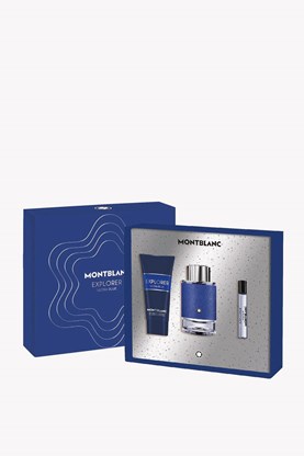 Show details for MONT BLANC EXPLORER ULTRA BLUE M EAU DE PARFUME 100ML+MINI+S/G SET Picture of MONT BLANC EXPLORER ULTRA BLUE M EAU DE PARFUME 100ML+MINI+S/G SET